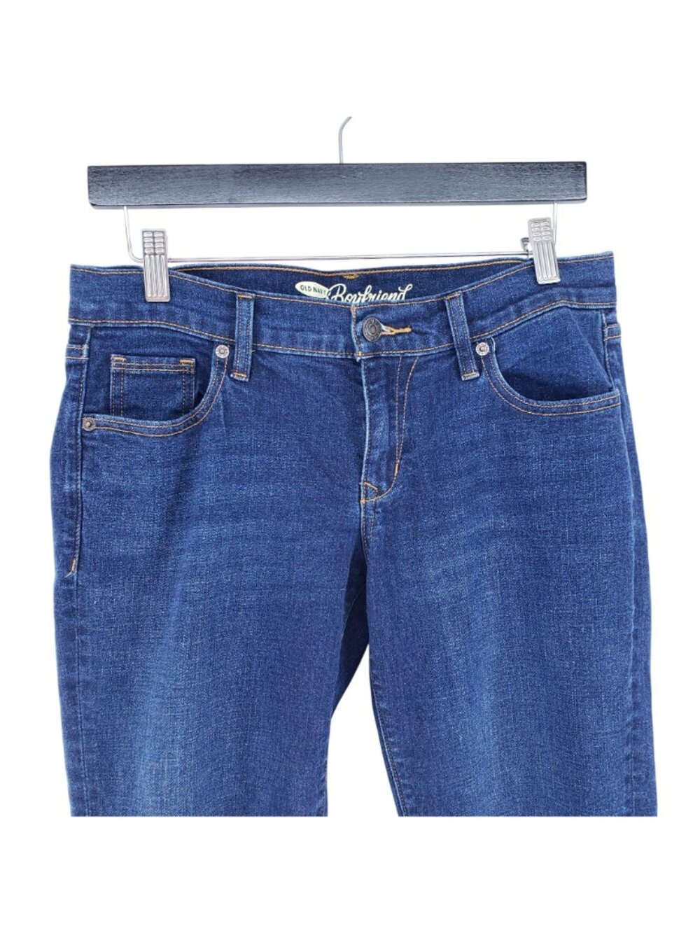 Old Navy Boyfriend Jeans Women's Size 4 Dark Wash - Picture 3 of 7